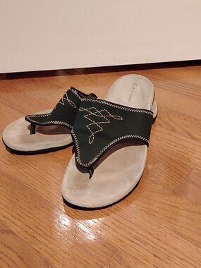 Women's Leather Rockport Slides Size 7.5